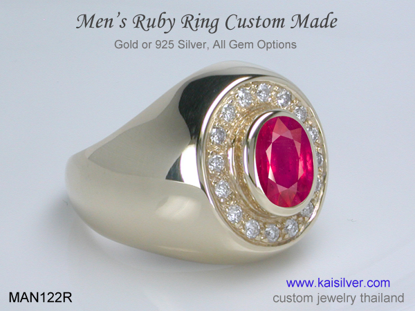 ruby wedding ring for men