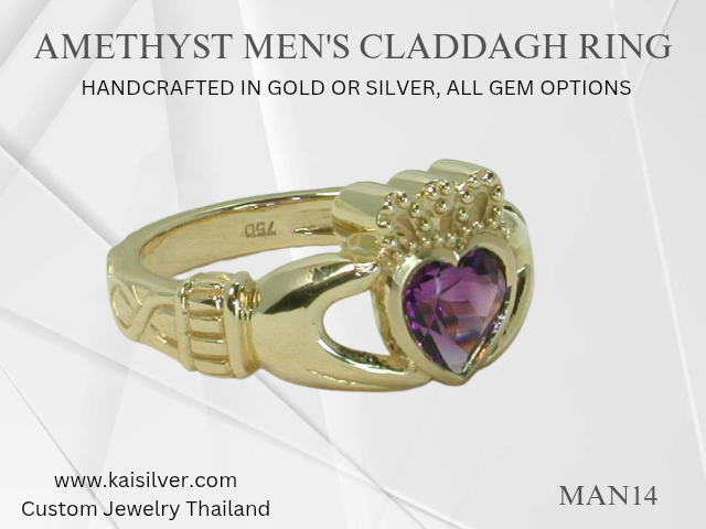 claddagh ring for men