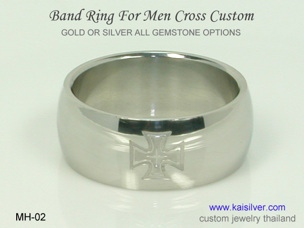 gold wedding ring for men band