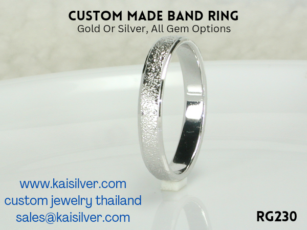 band ring for men silver or gold